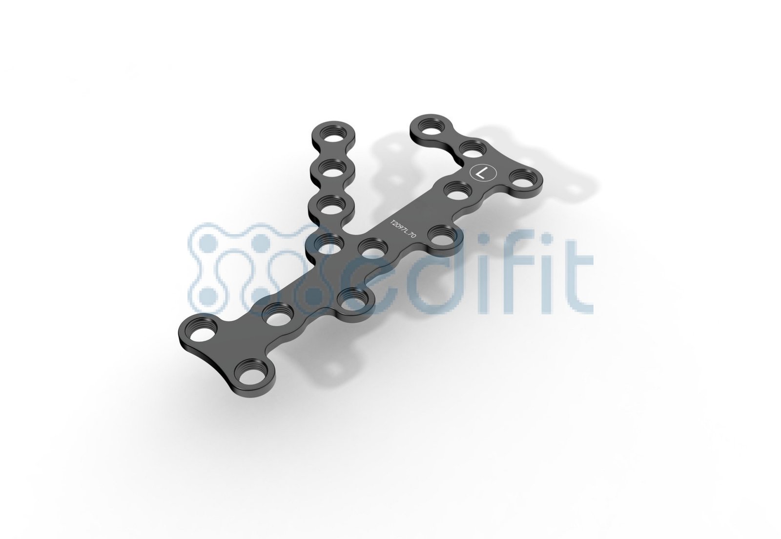 CALCANEAL LOCKING F-TYPE PLATE 3.5MM 5 2097 1