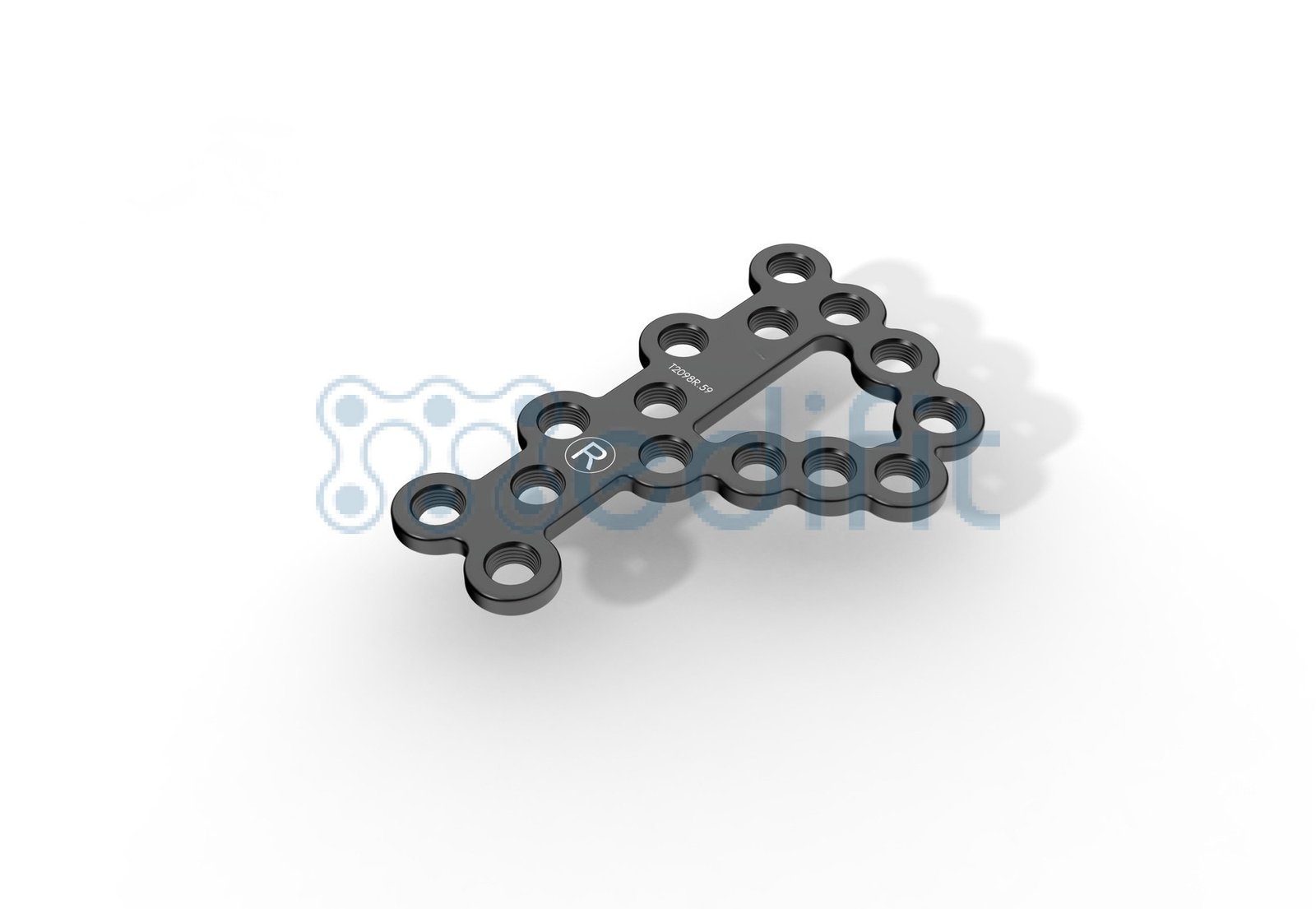 CALCANEAL LOCKING P-TYPE PLATE 3.5MM 4 2098 2