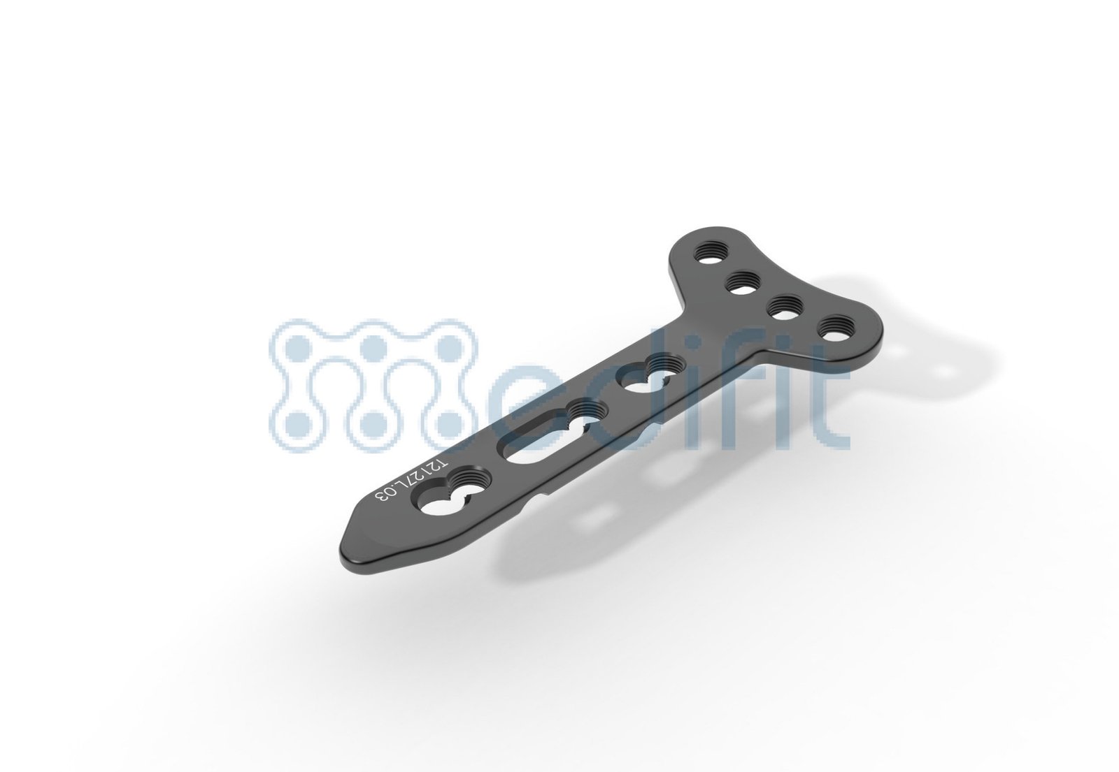 VOLAR DISTAL RADIUS EXTRA-ARTICULAR LOCKING PLATE 2.7MM HEAD 4 HOLE LEFT/RIGHT 5 2127 1