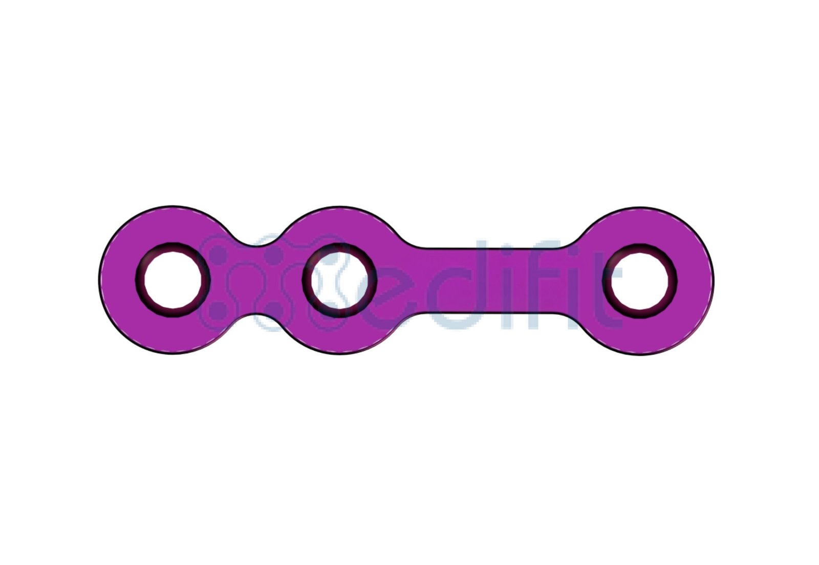 MINI PLATE STRAIGHT 1.5MM (WITH GAP) 5 2198 2