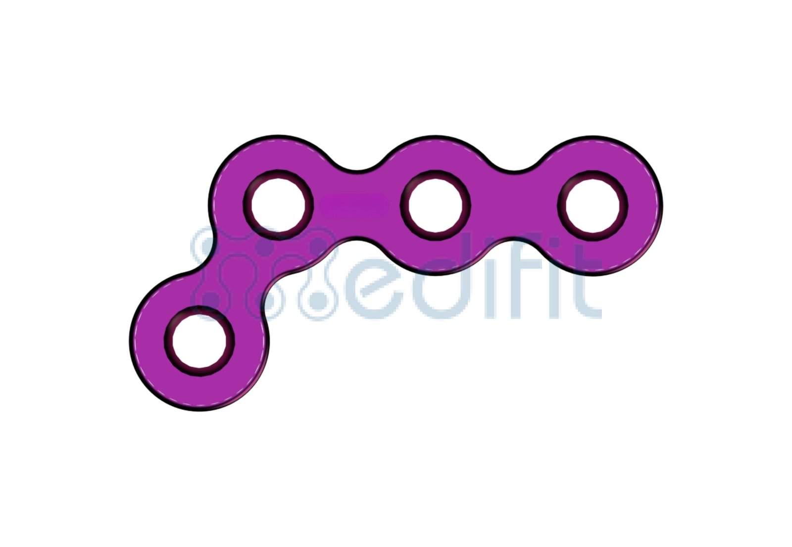 MINI L SHAPE 120 PLATE 1.5MM(WITHOUT GAP) LEFT/RIGHT 5 2202 1