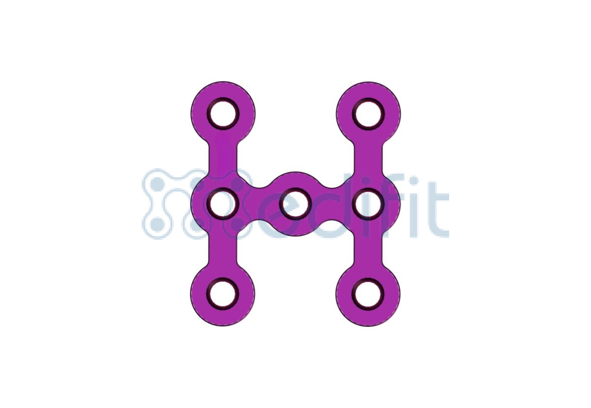MINI H SHAPE PLATE 1.5MM