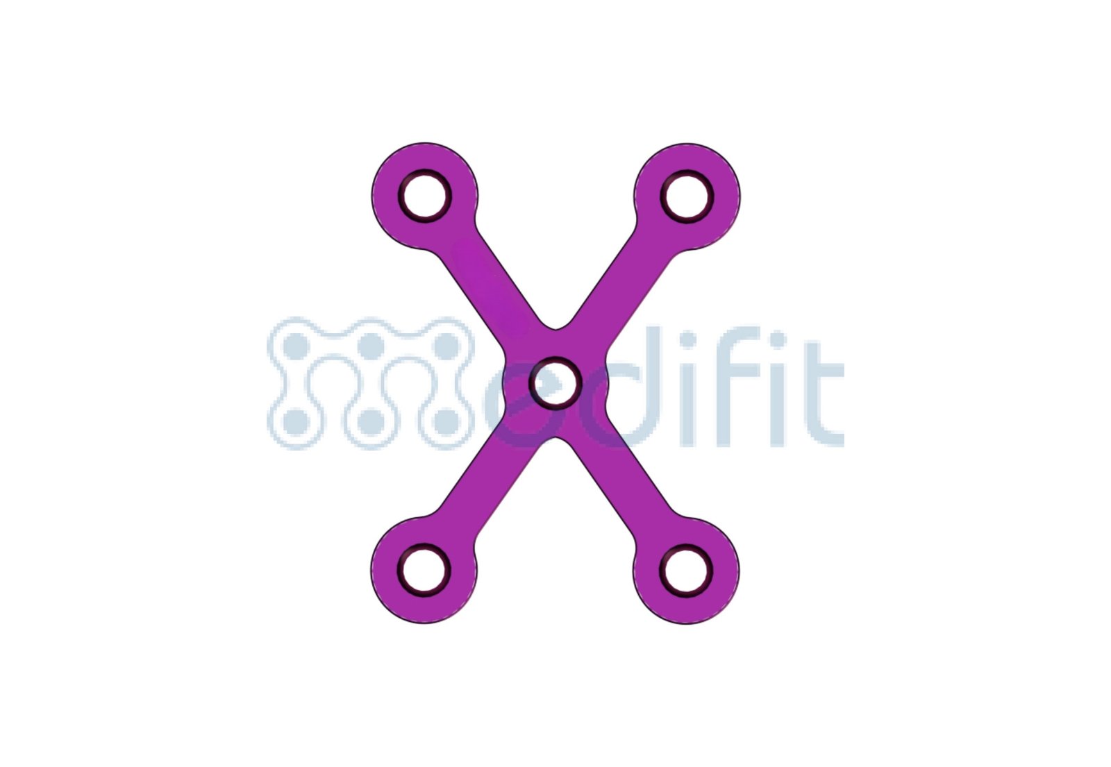 MINI X SHAPE PLATE 1.5MM 3 2210