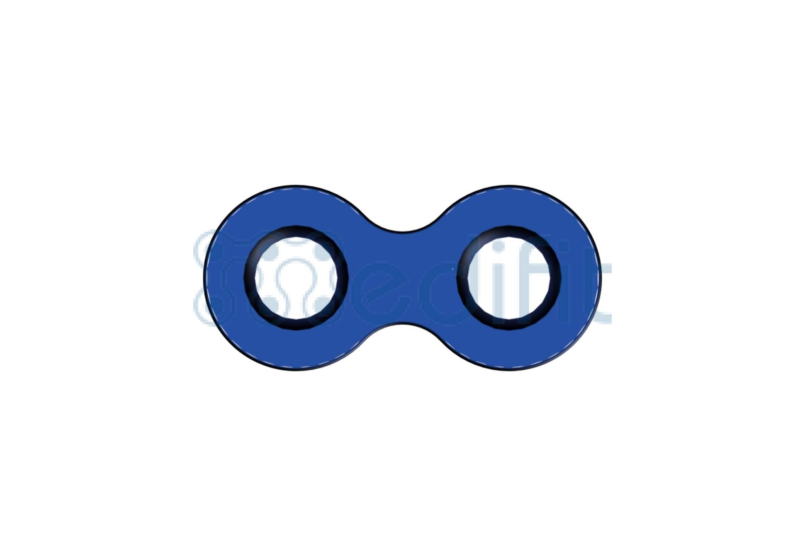 MINI PLATE STRAIGHT 2.0MM (WITHOUT GAP) 5 2229 1