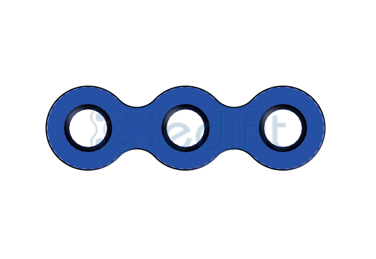 MINI PLATE STRAIGHT 2.0MM (WITHOUT GAP) 6 2229 2