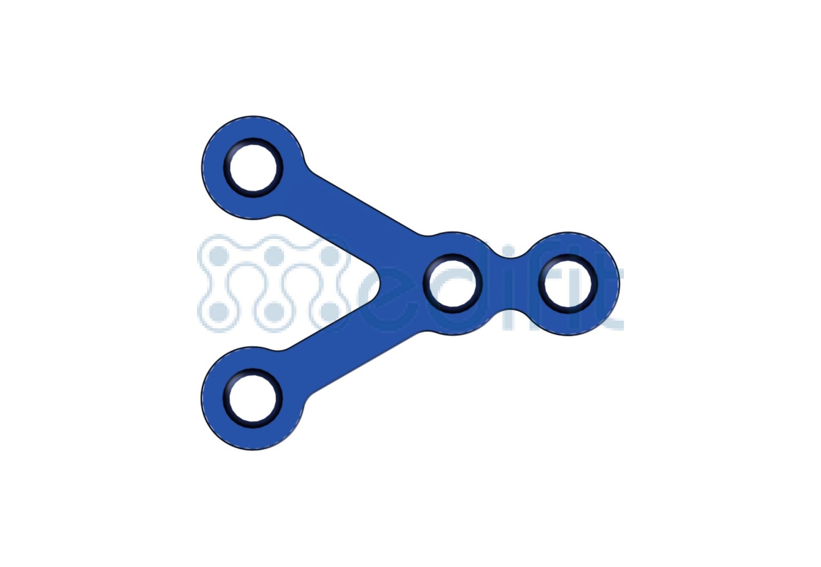 MINI Y SHAPE PLATE 2.0MM (WITH GAP) 6 2237 2