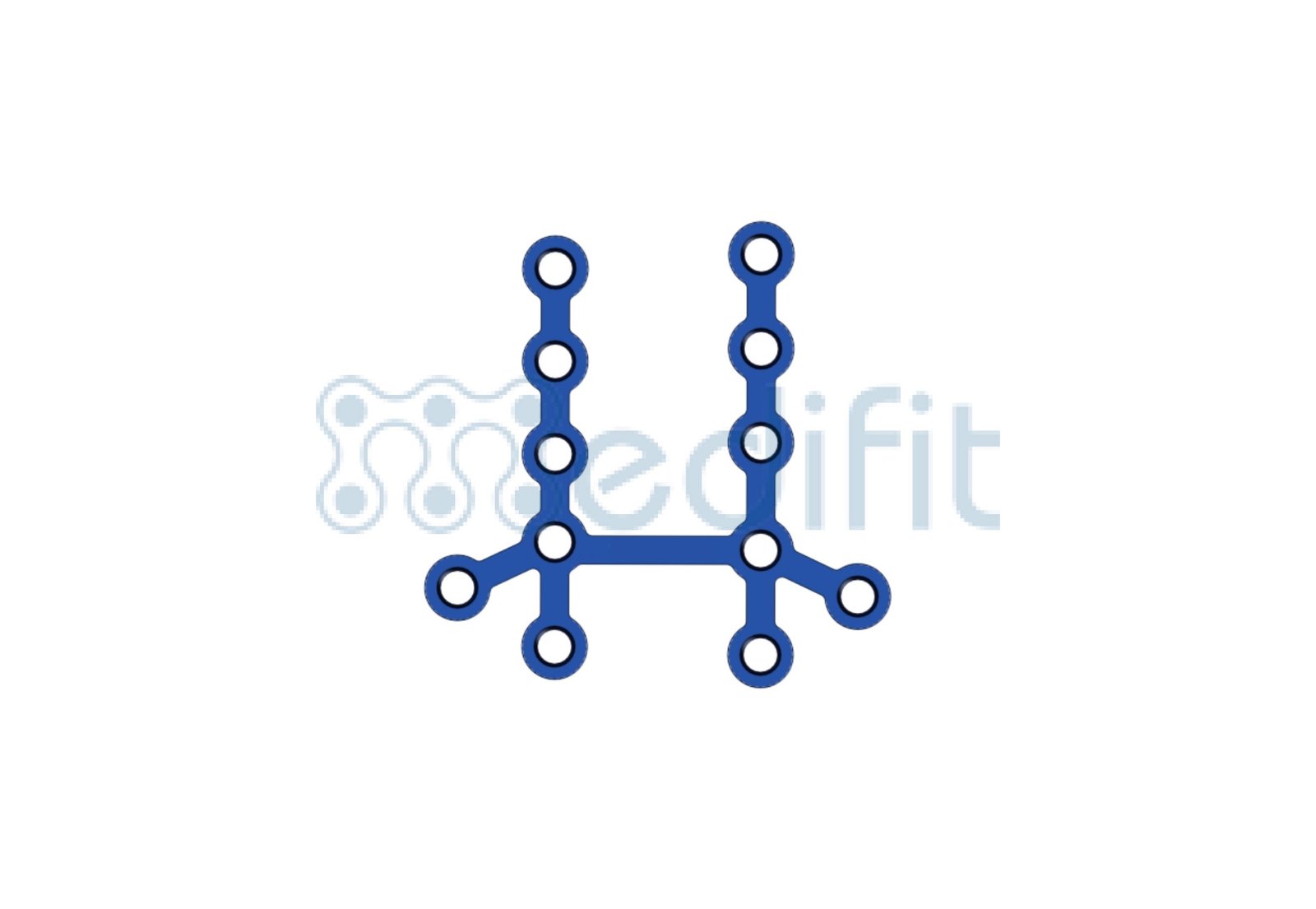 MINI NOSE PLATE H-SHAPE 2.0MM 3 2251