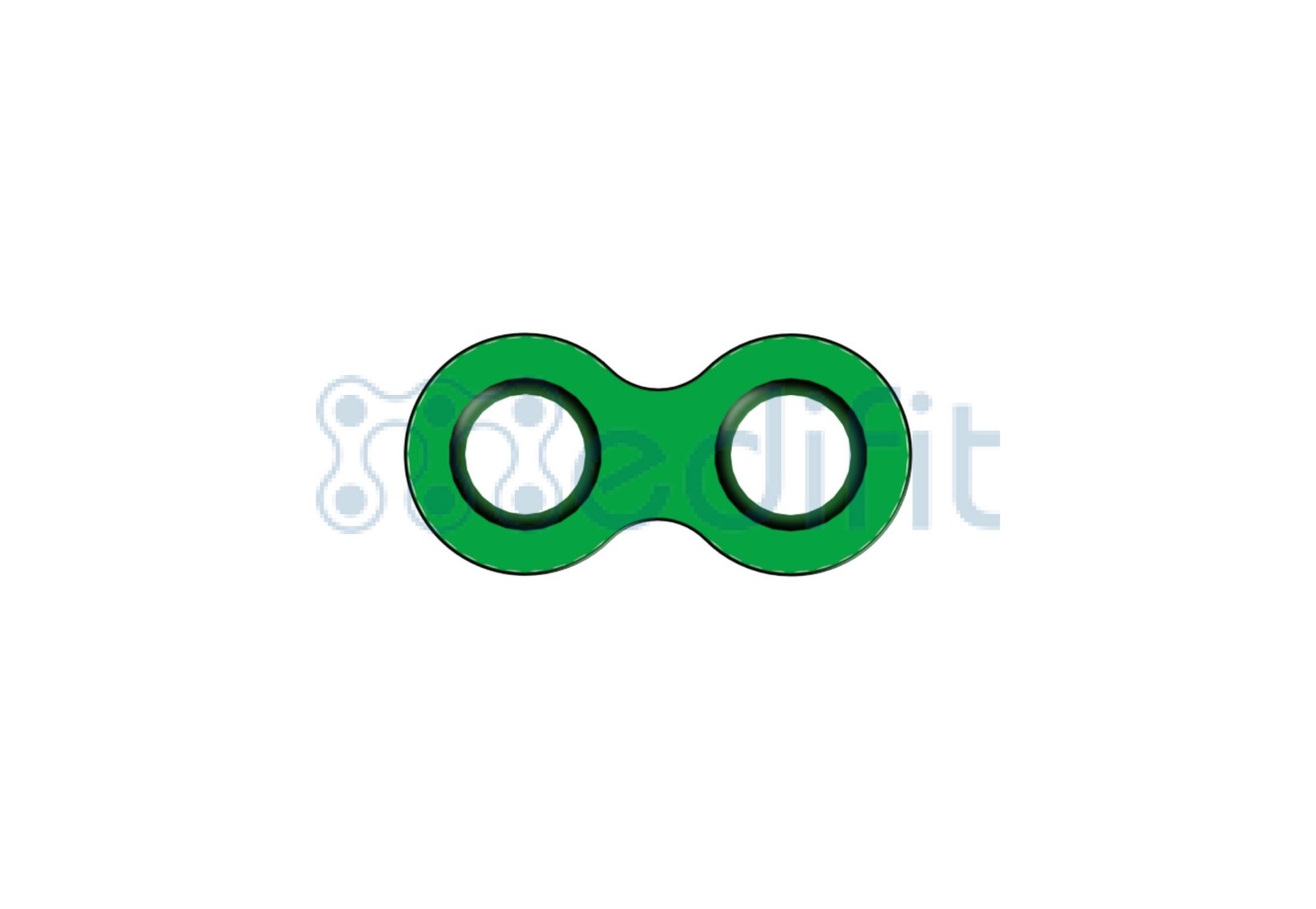 MINI PLATE STRAIGHT 2.5MM (WITHOUT GAP) 3 2263 1