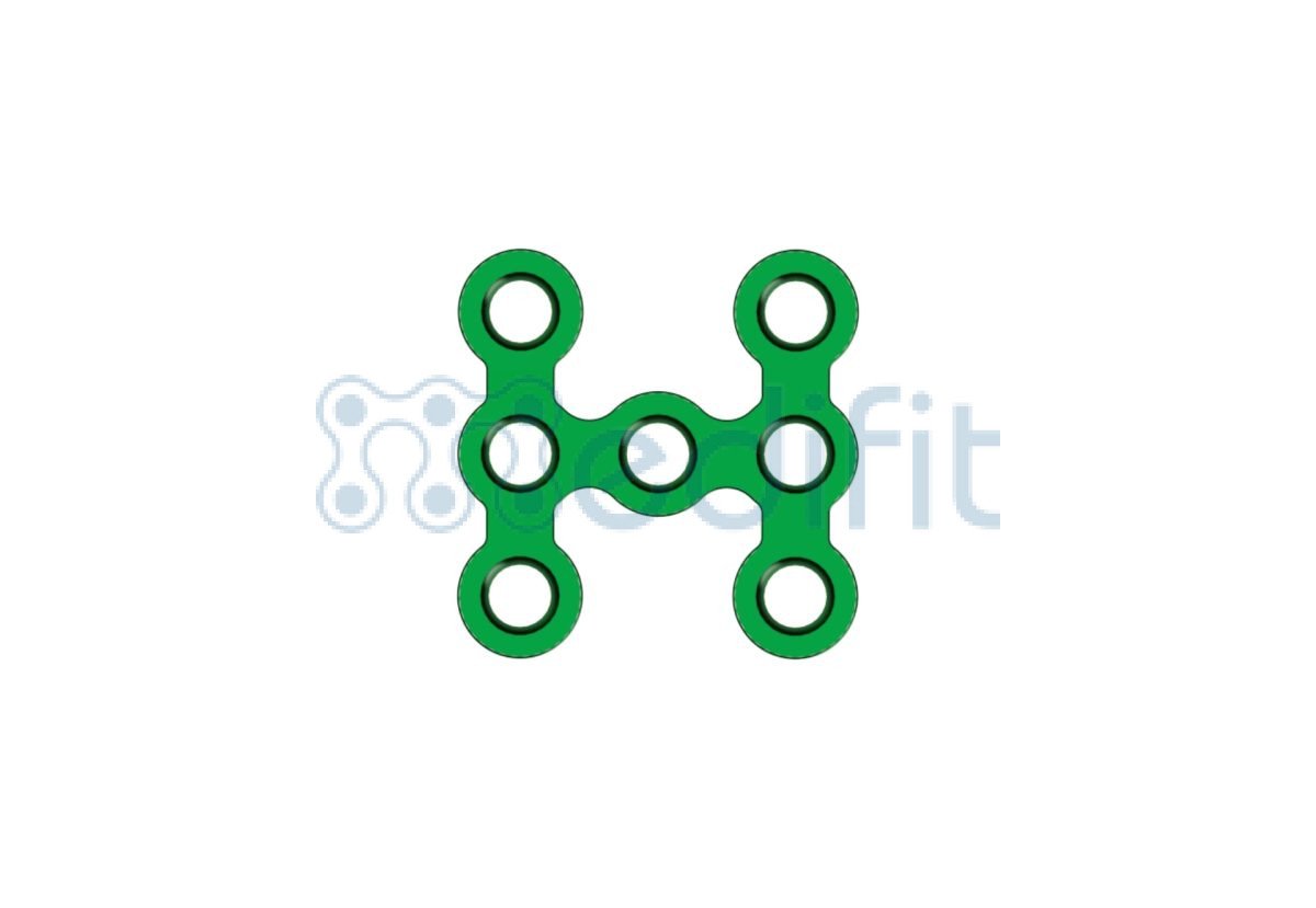 MINI H SHAPE PLATE 2.5MM